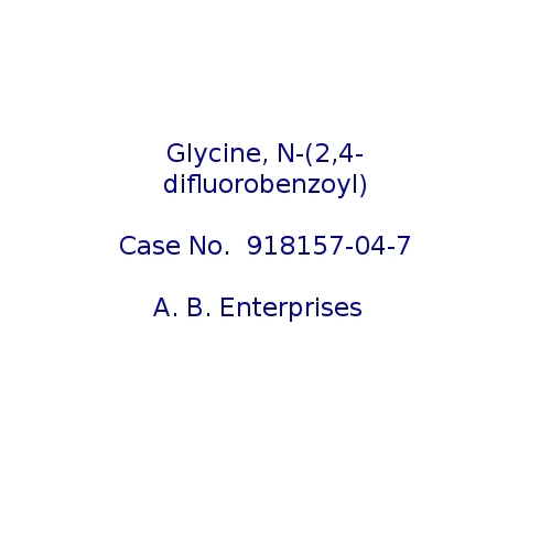 Glycine, N-(2,4-difluorobenzoyl)