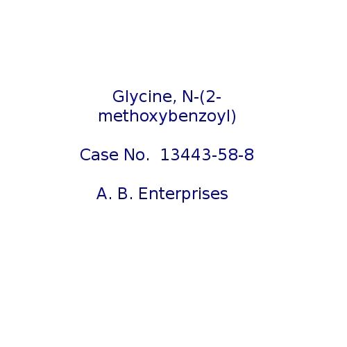 Glycine, N-(2-methoxybenzoyl)