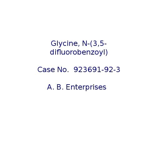 Glycine, N-(3,5-difluorobenzoyl)