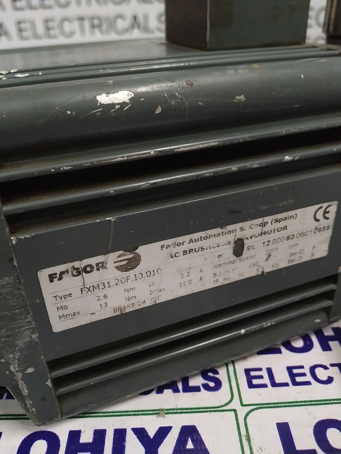 FAGOR FXM31.20F.I0.010 SERVO MOTOR