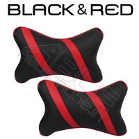 ABLE Classic Cross Neckrest ( Black & Red )