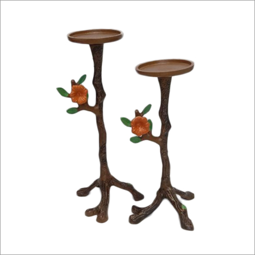 Tree Wood Candle Stand