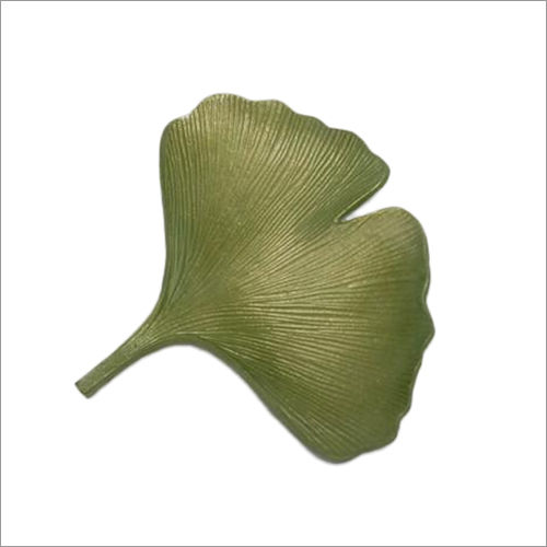 Aluminum Alloy Antique Green Leaf Platter