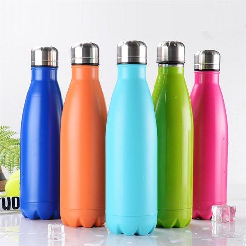 Set of 5 Stainless Steel Double Wall Bottle