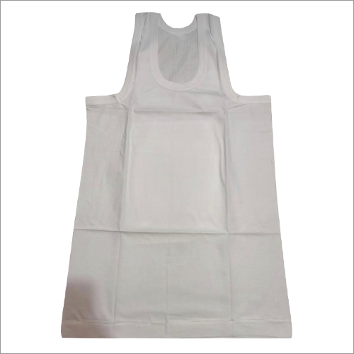 Mens White Vest - Cotton Fabric , Comfortable Fit, Available in Multiple Colors and Designs
