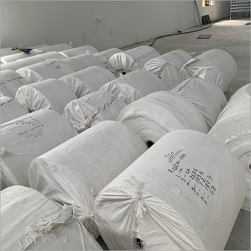 Laminated White PP Woven Sack Fabric Roll