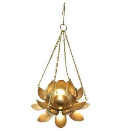 Gold Hanging Tealight Candle Holder Pack Of 2 At Best Price In Jaipur Deeps Shop