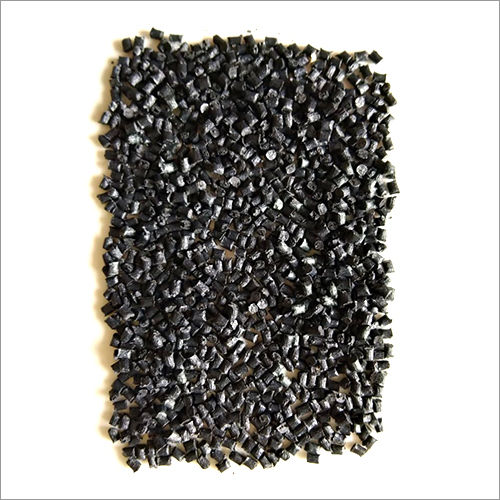 White Glass Filled Black Fr Plastic Granules