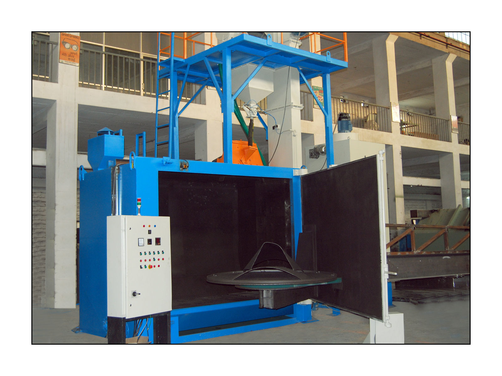 Swing Table Type Airless Shot Blasting Machine Ast-1800