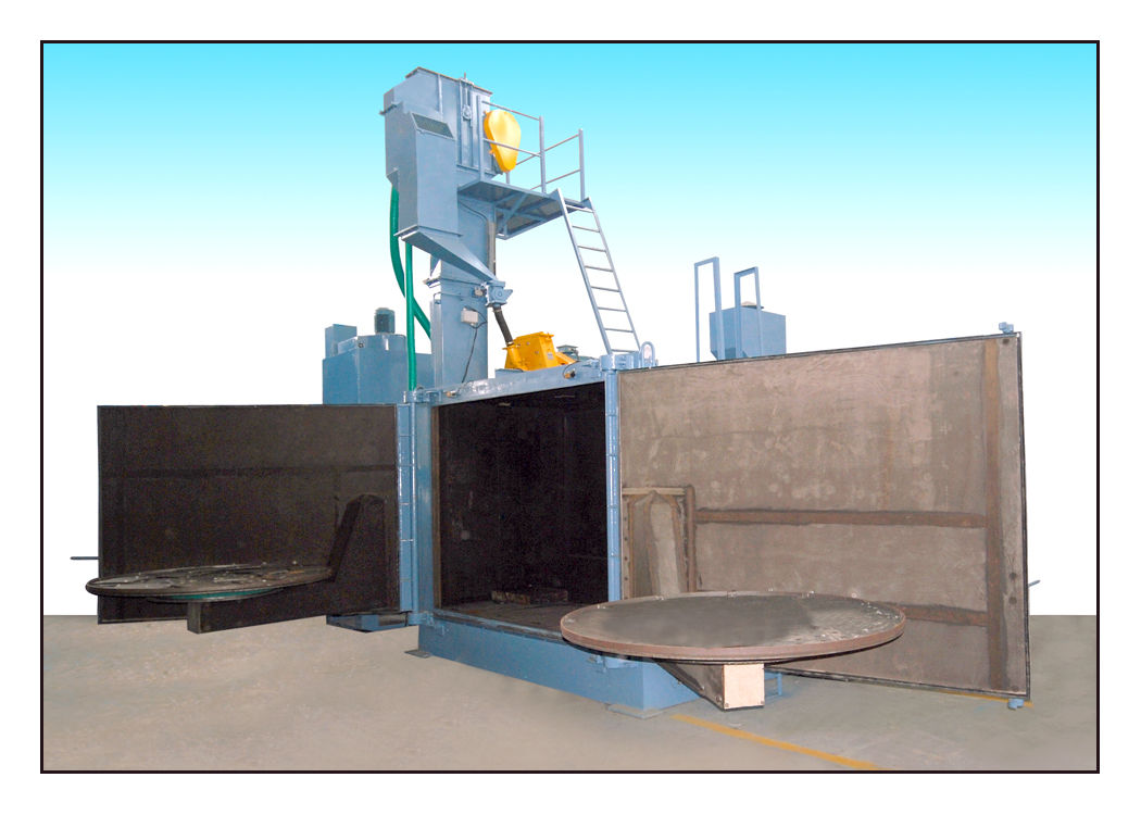 Swing Table Type Airless Shot Blasting Machine Ast-1800