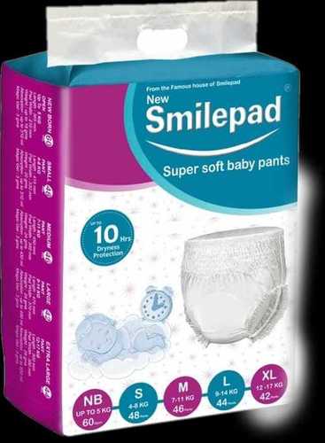 Wooden Pulp And Sap Smilepad Baby Diaper Bulk Pack