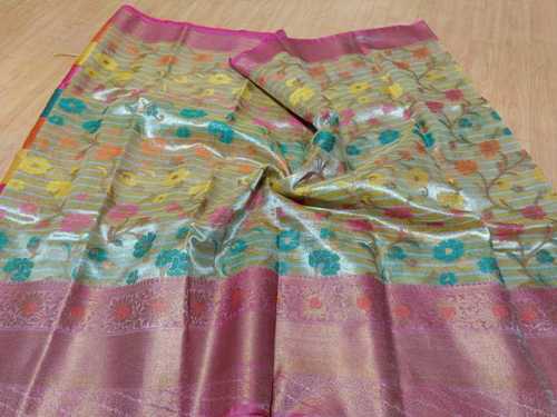 Banarsi tilfee tissue designer saree