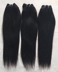 Straight Human Hair Weaves No Shedding No Tangle Unprocessed Bundles