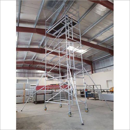 Warehouse Aluminium Scaffolding Ladder Height: 15 Foot (Ft)