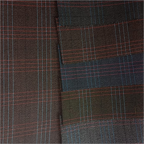 Corporate Uniform Check Woven Fabric