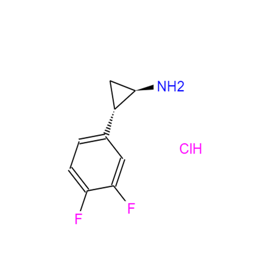 (1R2S)-2-(34-Difluorophenyl) Cyclopropanamine Hydrochloride - White Solid C10H10ClF2N 99% Purity | Pharmaceutical Grade Precise Synthesis Research Applications