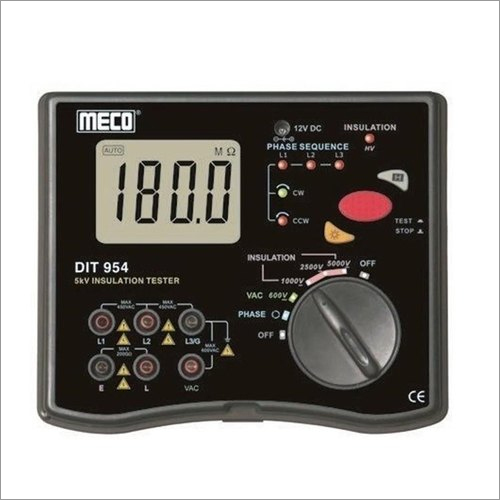 DIT-954 Meco 2 Digit LCD Display Digital Insulation Tester By TANVI ENTERPRISES