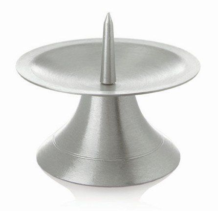 Brass Small Silver Candle Holder