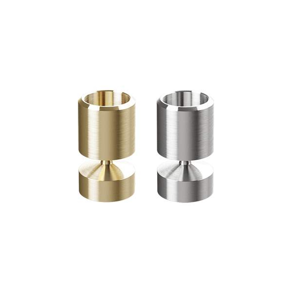 BRASS SMALL SILVER CANDLE HOLDER