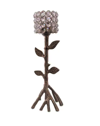 BRASS SMALL SILVER CANDLE HOLDER