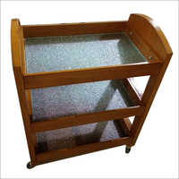 Brown Facial Glass Trolley