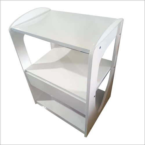 White Wooden Facial Trolley