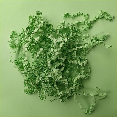 Green Pista Crinkle Cut Shredded Paper Size: As Per Requirement