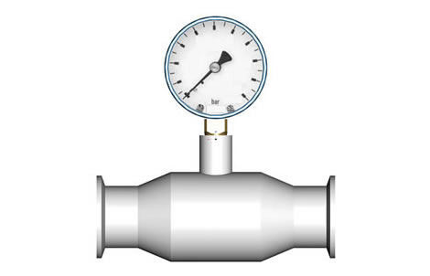 White Water Pressure Gauge