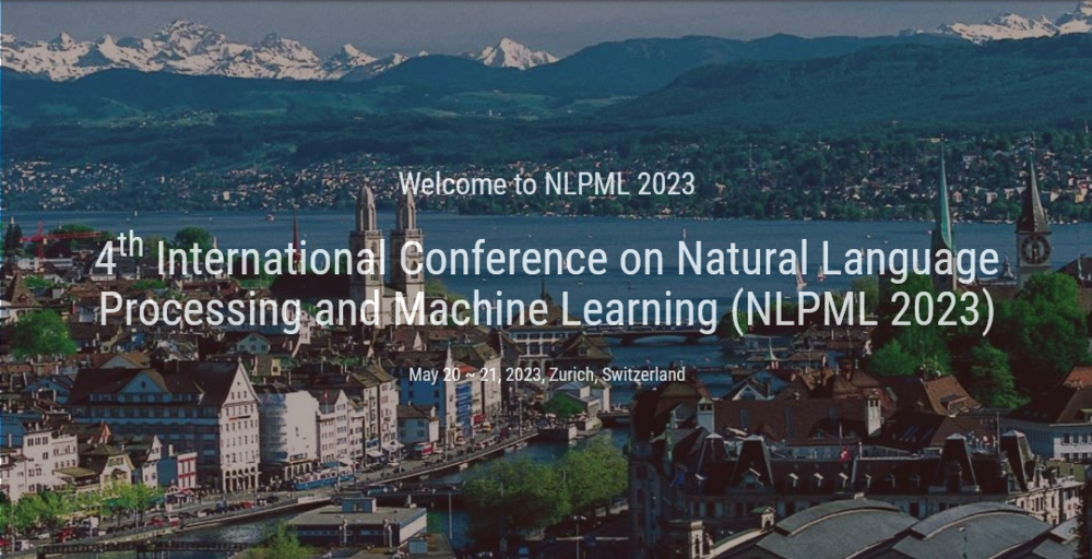 International Conference on Natural Language Processing and Machine Learning (NLPML)