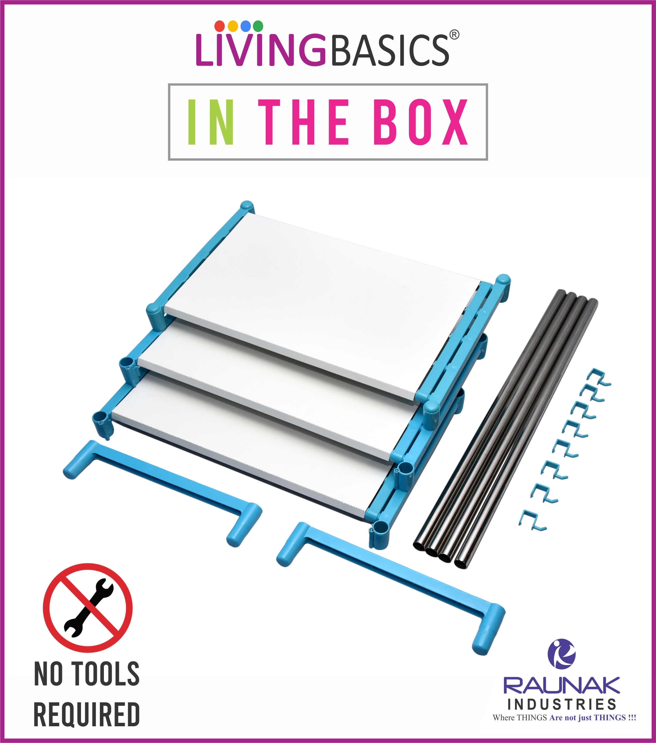 3 Shelves Office Rack
