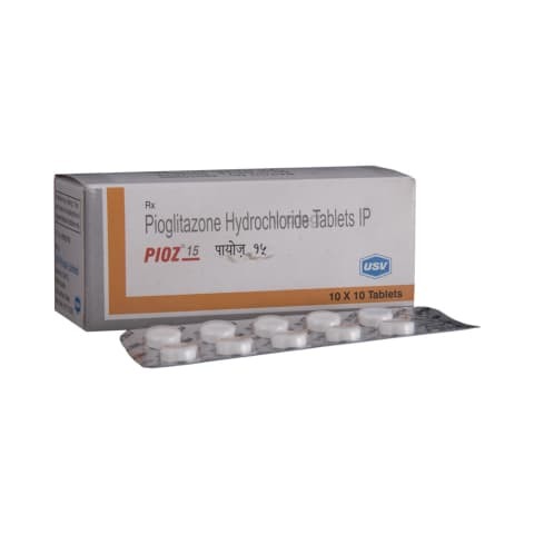 Pioglitazone Hydrochloride Tablets I.P. (Pioz 15)
