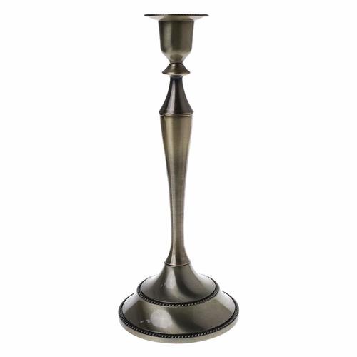 Brass Full Engraved Black Candle Holder