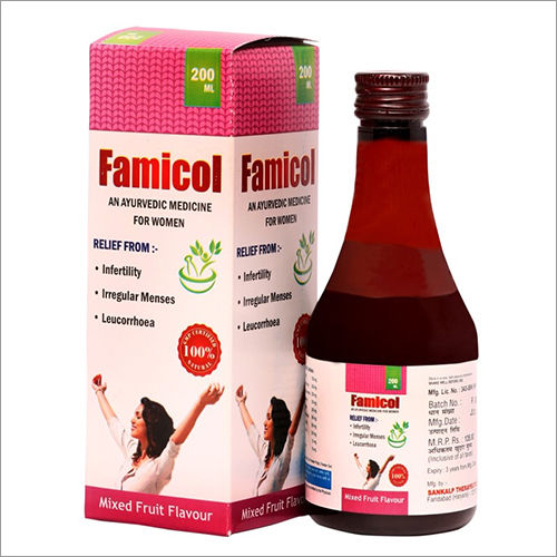 200 ML Famicol Ayurvedic Syrup For Women