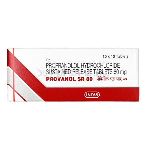 Propranolol Hydrochloride Sustained Release Tablets 80 mg