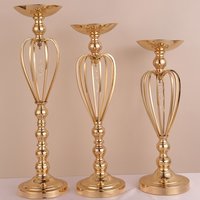 LIGHT BRASS CANDLE HOLDER