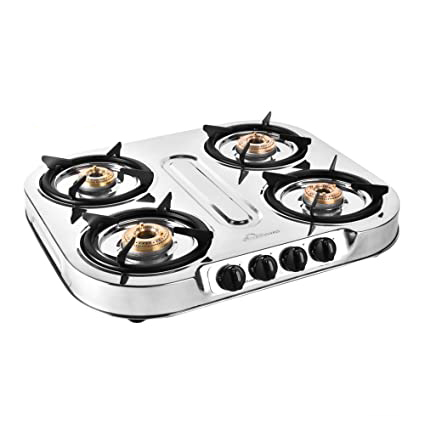 Steel LPG Stove 4 Burner