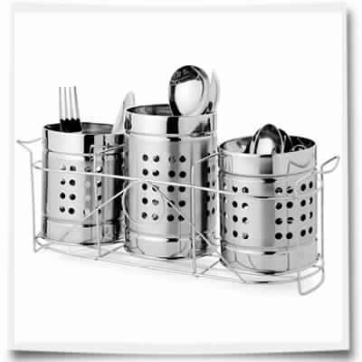 Stainless Steel Cutlery Holder