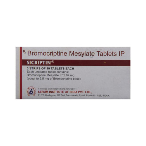 Bromocriptine Mesylate Tablets I.P. 2.5 mg