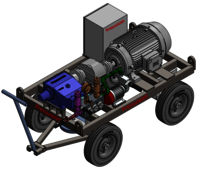 Triplex Plunger Hydro Test Pump