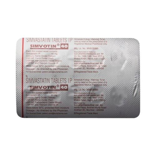 Simvastatin Tablets I.P. 40 mg
