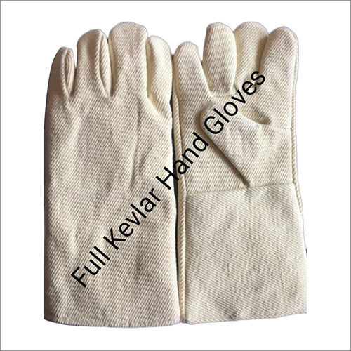 Off White Full Kevlar Hand Gloves