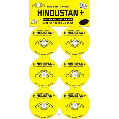 Steel Scrubber Packing Sheets Blister Card
