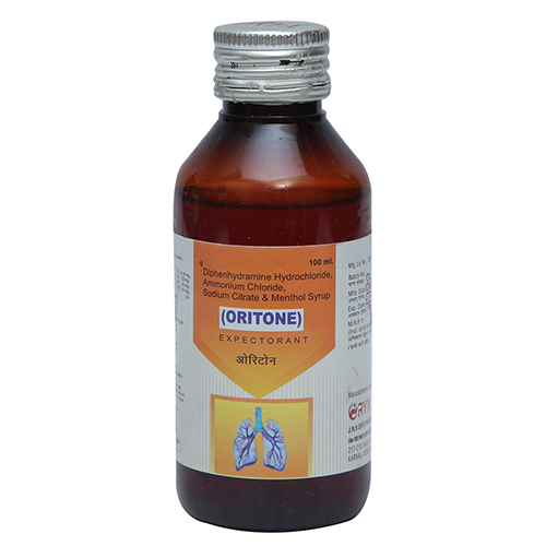 Diphenhydramine Hydrochloride, Ammonium Chloride, Sodium Citrate And Menthol Syrup