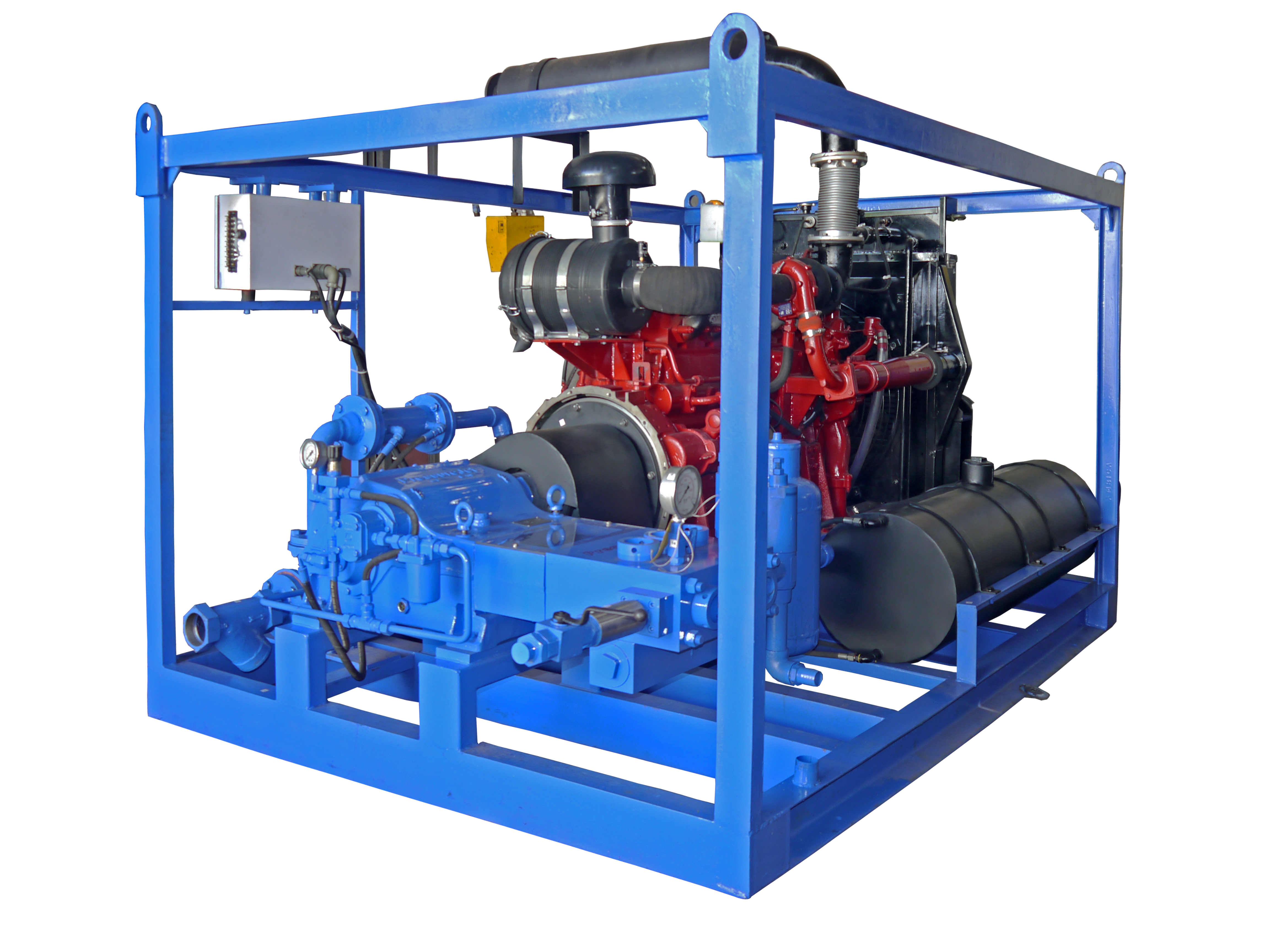 Diesel Driven Hydro Test Pump, Flow Rate : 5 to 445 LPM
