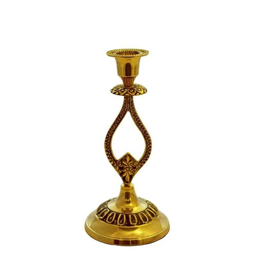 BRASS GOLD PLATED NEW DESIGNED CANDLE HOLDER
