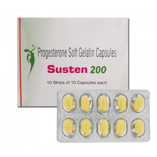 Progesterone Soft Gelatin Capsules 200 Mg (Susten) General Medicines