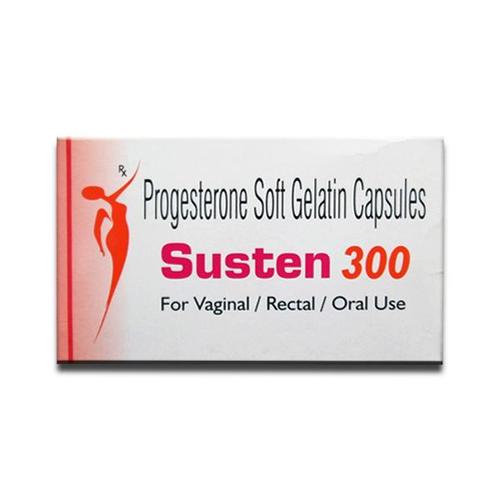 Progesterone Soft Gelatin Capsules 300 Mg (Susten) General Medicines