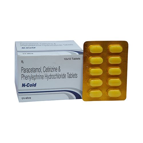 Paracetamol, Cetirizine And Phenylephrine Hydrachloride  Tablets