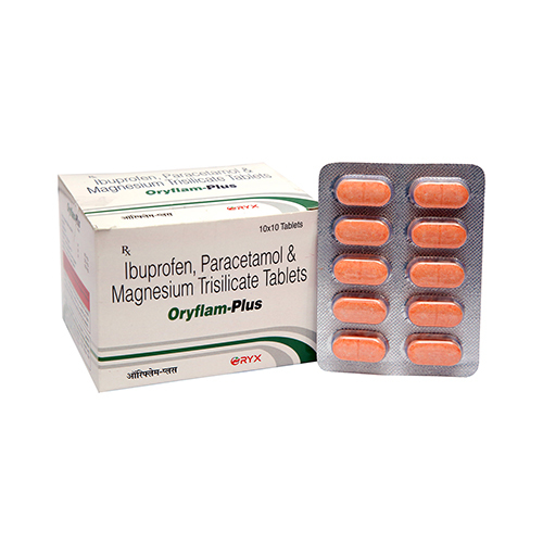 Ibuprofen, Paracetamol And Magnesium Trisilicate Tablets By J. R. S. ORYX PHARMACEUTICALS (P) LTD.