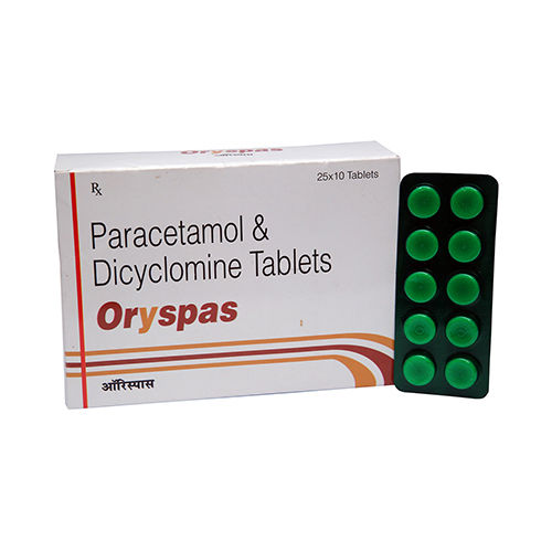 Paracetamol And Dicyclomine Tablets